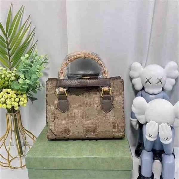 

70% off 2023 designer bag trend small women bamboo women's portable tote single messenger