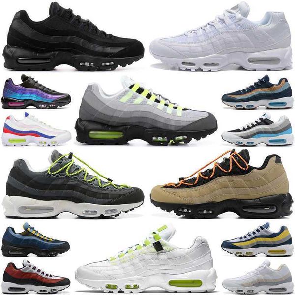

95 mens running sneakers 95s triple black white worldwide throwback future neon bordeaux men trainers sports shoes shoe