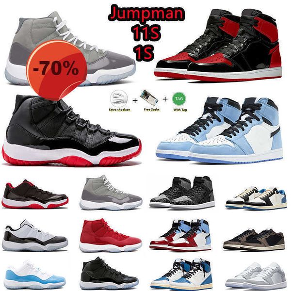 

basketball shoes sports sneakers women bred patent dark mocha fearless cool grey wolf grey gym red university blue jumpman 11 11s 1 1s men