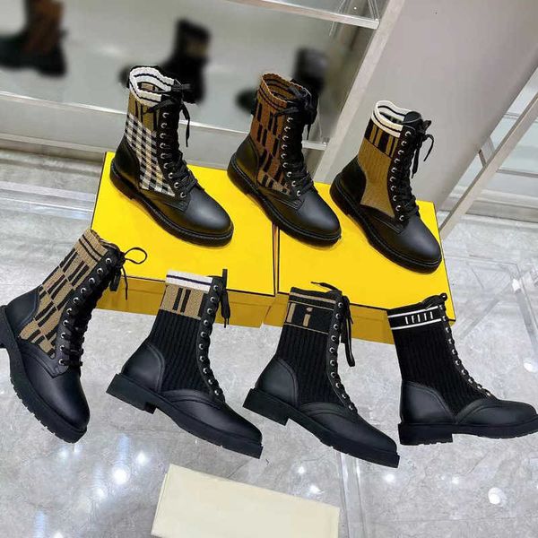 

women designer boots ankle boot womens shoes woman martin booties stretch high heel sneaker winter chelsea motorcycle riding, Black