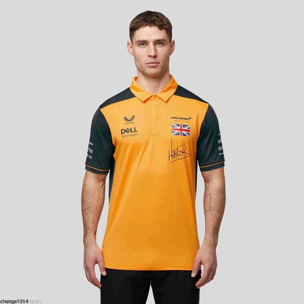 

men's casual shirts mclaren polo shirt 2022 kit formula one racing suit norris ricciardo moto off-road new1, White;black