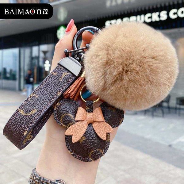 

key rings new creative cartoon kawaii keychain cute backpack pendant fashion couple accessories personality car plush keychain l221010, Slivery;golden