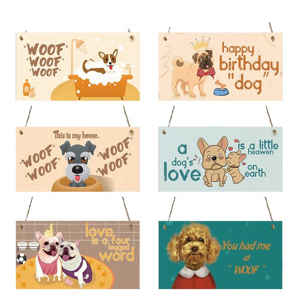 

decor dog gift of love wooden hanging plaque decorative plaques wood signs for dog house decor living room decorate