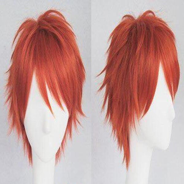 

halloween wig cosplay mystic messenger 707 red party fashion short, Black