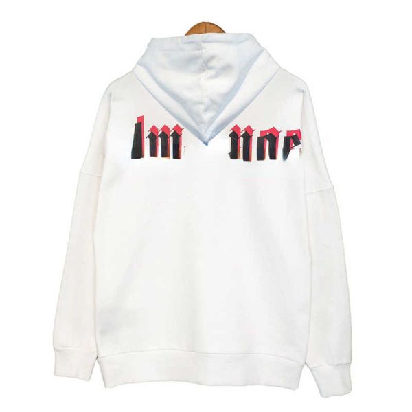 

mens sweatshirt designer hoodie colorful print hooded sweater men women pullover coat loose wool hoody long sleeve top, Black