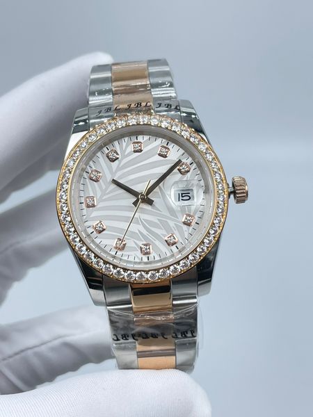 

automatic mechanical mens watches luxury fashion 36mm and durabilit 2813 movement full 904l stainless steel pattern dial business watch, Slivery;brown