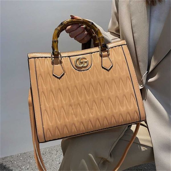

20% off 2023 designer bag hand bamboo diagonal trend personalized