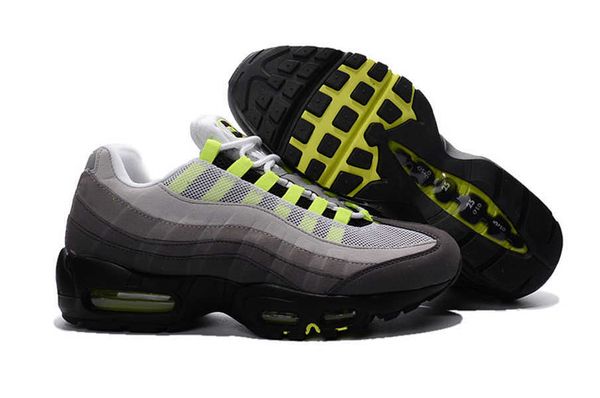 

running shoes mens trainers sports sneakers triple black white neon laser fuchsia red orbit bred 95s 2022 new 95 men women eur 40-46
