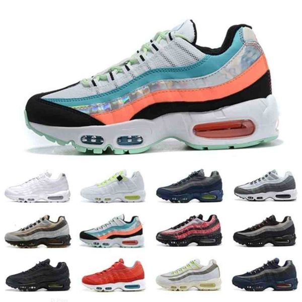 

running shoes trainers sports sneakers triple black white particle grey neon worldwide seahawks 95s men women 36-45 brazil sportszones