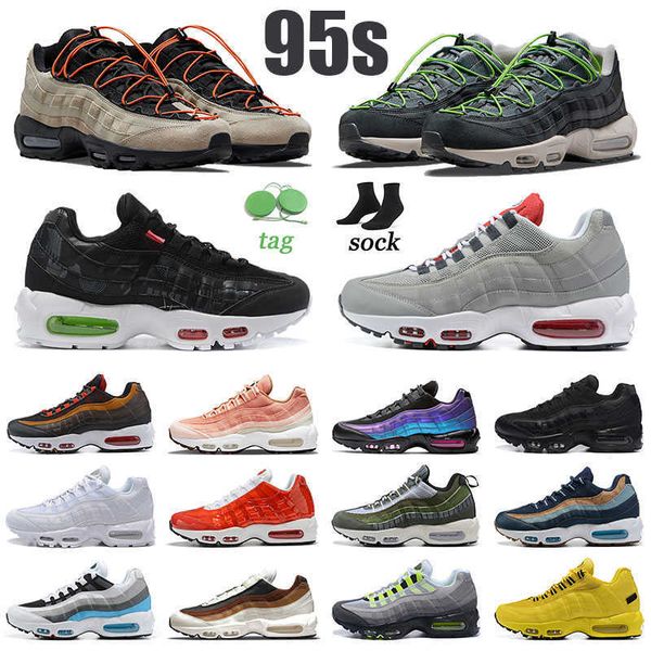 

men trainers 95s authentic running shoes designer woman greedy bordeaux sports sneakers outdoor dark driftwood kim jones khaki total orange