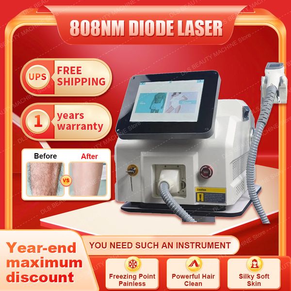 

ing point laser hair 4k 2000w triple wave platinum titanium/808nm diode hair removal machine painless permanent, Black