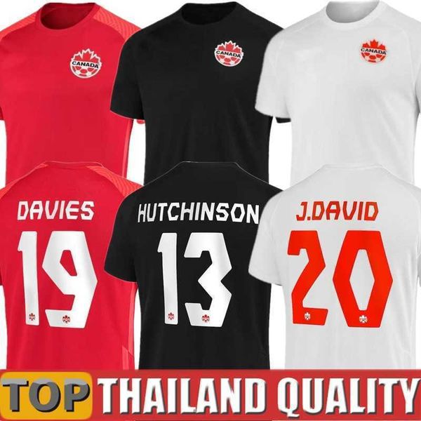 

2021 2022 canada soccer jerseys davies national team home away 21 22 latest david larin cavallini laryea millar hoilett football shirts men, Black;yellow