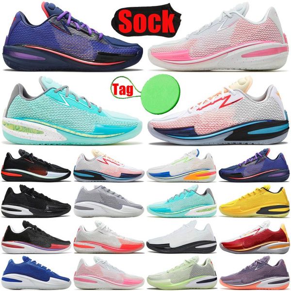 

n1 zoom gt cuts zooms basketball shoes for men women ghost black hyper crimson team usa think pink black white sneakers mens womens trainers