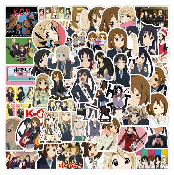 

50pcs wholesale anime sticker cute waterproof stickers pack for diy lapluggage car skateboard guitar toy decor