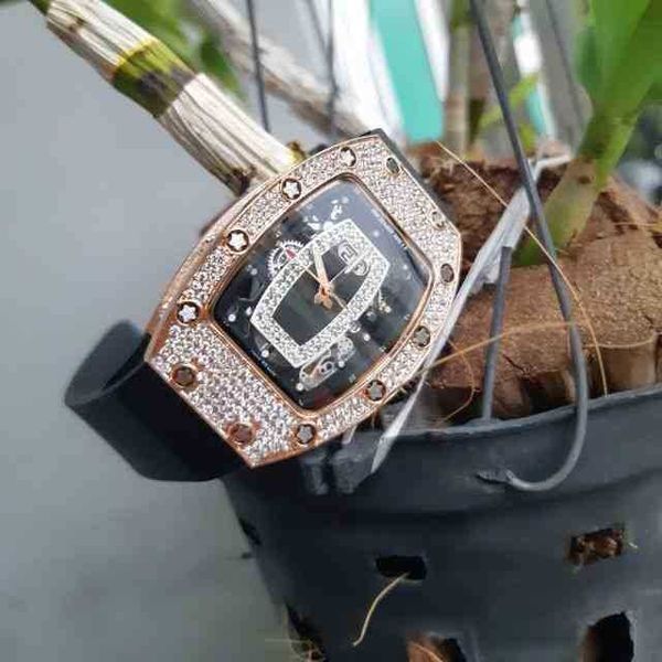 

luxury mens mechanics watch richa watches with silicone straps
