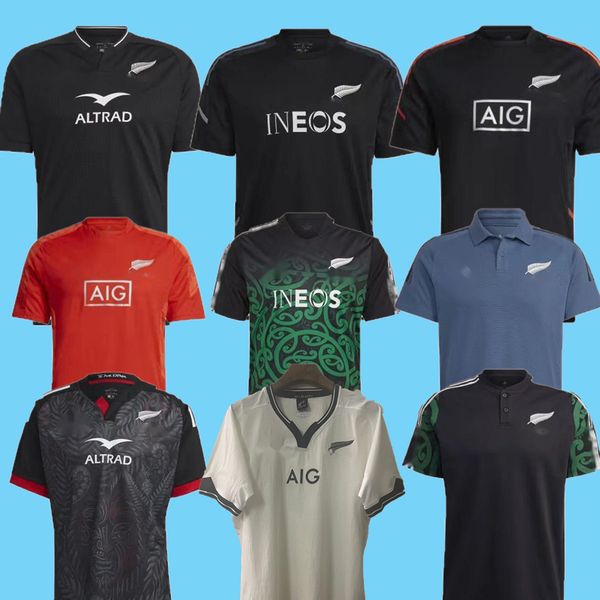 

2021 2022 2023 all super rugby jerseys #black new jersey zealand fashion sevens 21 22 23 maori rugby vest shirt polo maillot camiseta maglia, Black;gray