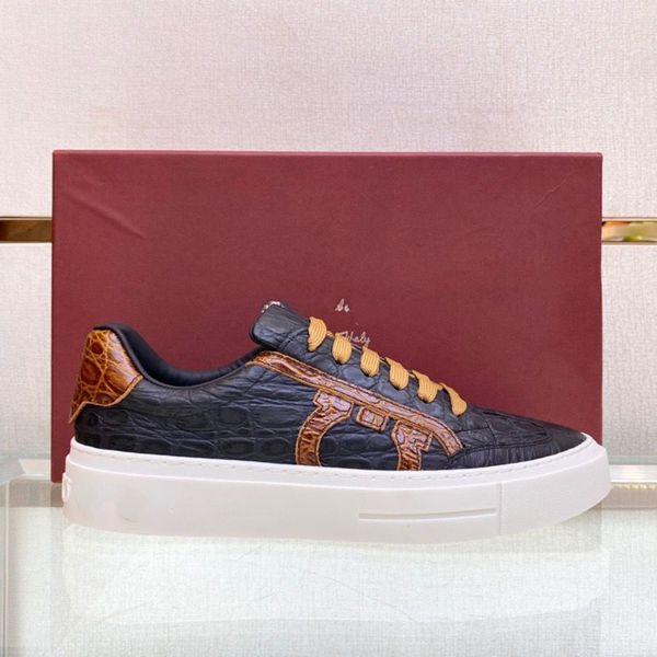 

designer shoes trainers shoe  colors comfortable bottom leather luxury mens party sports casual sneaker 2022 fashion men mkjkkk000001, Red;white