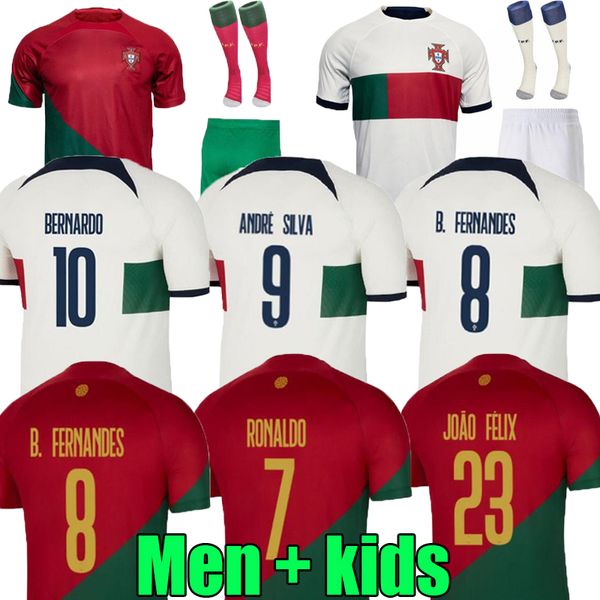 

s-4xl 22 23 portuguesa joao felix soccer jerseys ruben bruno bernardo ronaldo fernandes portugieser 2022 portuguese national team football s, Black;yellow