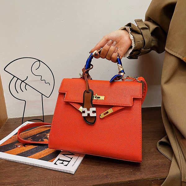 

purses high sense silk scarf bag autumn winter versatile minority design sling shoulder messenger bag women's handbag