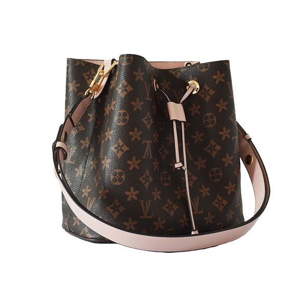 

designer women neoneo fashion shoulder bag purse flower genuine leather bucket bag purses brand crossbody fashion