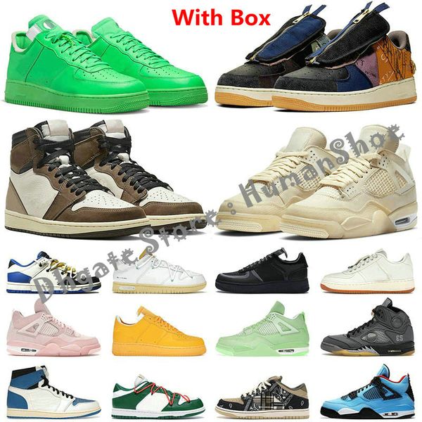 

offer wholesale low price running shoes af1 black phantom fragment travis scotts cactus jack mocha university gold sail white black ow 1 dun