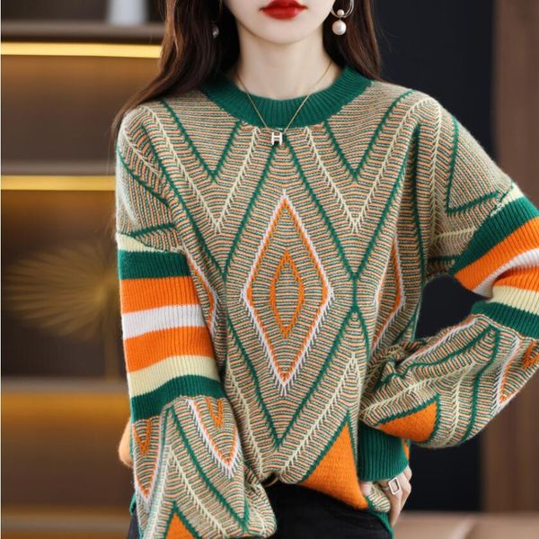 

women sweater korean fashion o-neck pulls pullover modern long sleeve thick sweaters, White;black