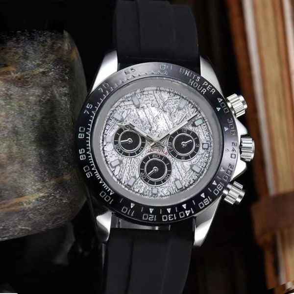 

mens quartzs movement stainless steel fashion watches 41mm luminous wristwatches man clock luxury quartz watch for men, Slivery;brown