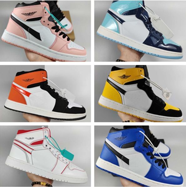 

men women sneakers comfortable fashion high leather casual flat shoes 1s zapatos skateboard shoes dress shoe size 36-45, Black