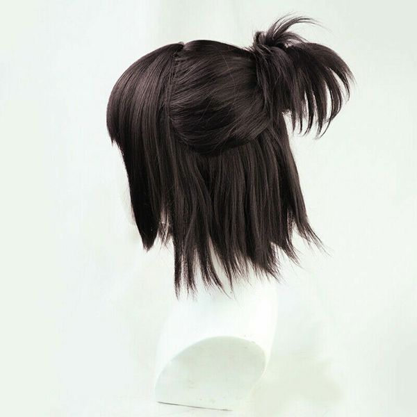 

2022 new cosplay anime attack on titan daily cosplay short wig, Black