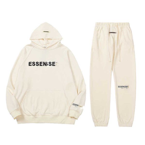 

men's tracksuits designer hoodies or pants luxury printed cotton sportswear suits., Gray