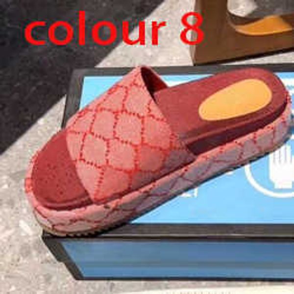 

beach slippers fashion thick bottom designer women shoes cartoon alphabet lady platform leather heels letter slides high heel sandals brown, Black
