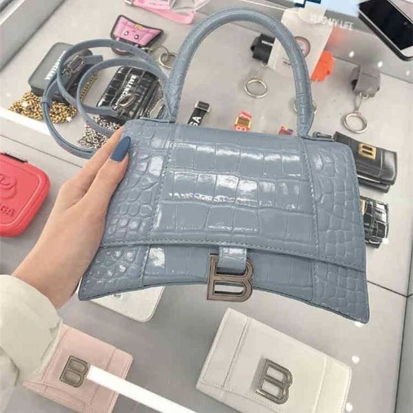 

handbags designer balencigas hourglass bag women b leather women's crocodile pattern single shoulder mini portable