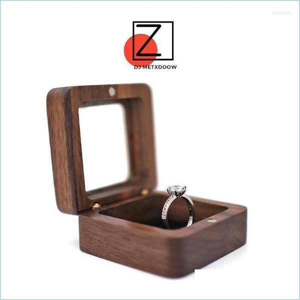 

jewelry pouches bags jewelry pouches bags walnut wood ring box veet soft interior holder organizer wooden case for proposal engagem dhofx, Pink;blue