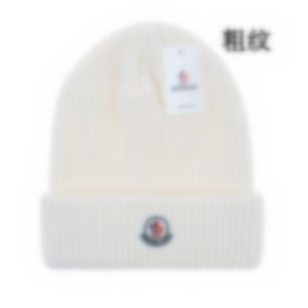 

designer winter knitted beanie woolen hat women chunky knit thick warm faux fur beanies hats female bonnet beanie caps 13 colors pm-5, Blue;gray