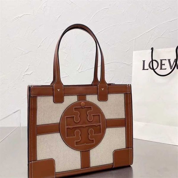 

handbags torysburchs designer canvas leather shopping bag tote portable one shoulder crossbody