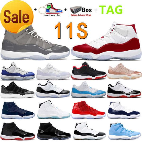 

basketball shoes blue trainer cherry chile red pure violet cool grey bred 25th anniversary sports legend new xi 11 11s men women 72-10