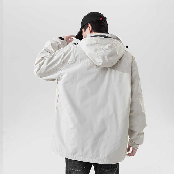 

fashion men's jackets men's jacket new outdoor waterproof detachable hood jacket design -6xl warm and windproof men's windbr, Black;brown