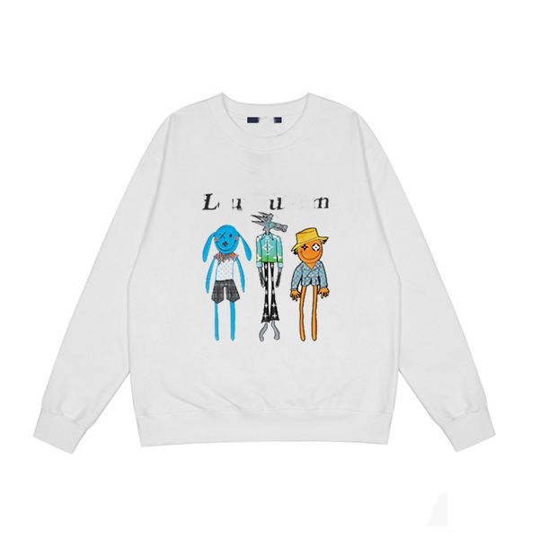 

fashion hoodies sweatshirts louiseity men women printed letter spring and autumn lightweight loose student casual sweatshirt viutonity 06-02, Black