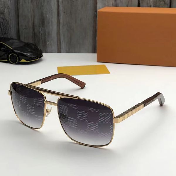 

vintage sunglasses square women's sun glasses fashion men designer shades golden frame sun glasses uv400 gradient luxury brand metal fr, White;black