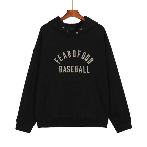 

designer hoodie warm essentials hooded hoodies sweater suit mens womens fashion streetwear pullover fashion season men's youth casual, Black