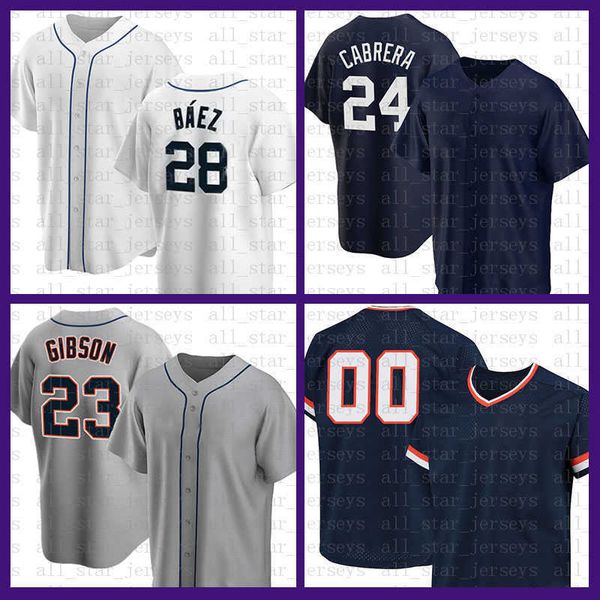 

2022 detroit baseball jersey javier baez mens miguel cabrera kirk gibson tucker barnhart jacoby jones dustin garneau jake rogers jonathan, Blue;black