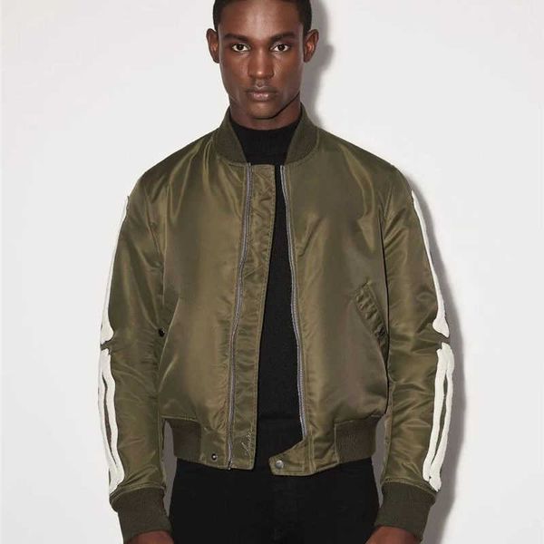 

am mens jacket designer jackets autumn men collection bone pattern contrast personality coat zipper cardigan coats, Black;brown