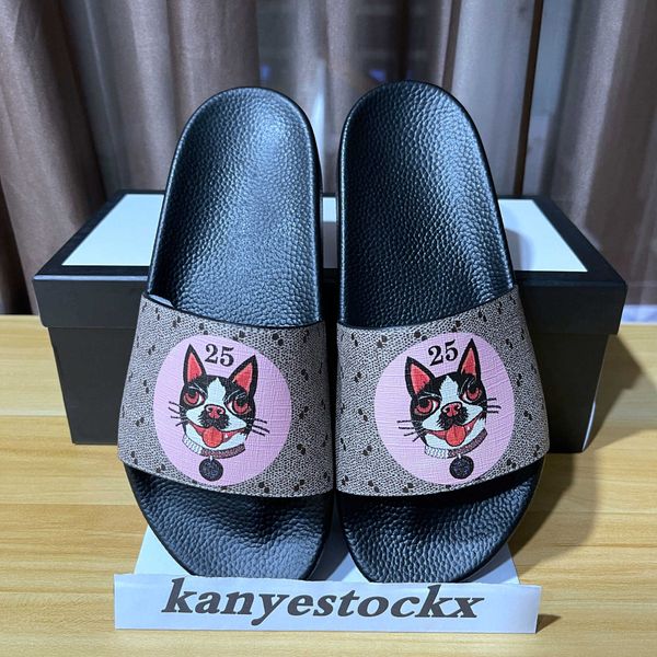 

designer slides classic women mens hipster beach sandals slippers ladies double letter bee summer gear bottoms fashion shoes womens loafers, Black
