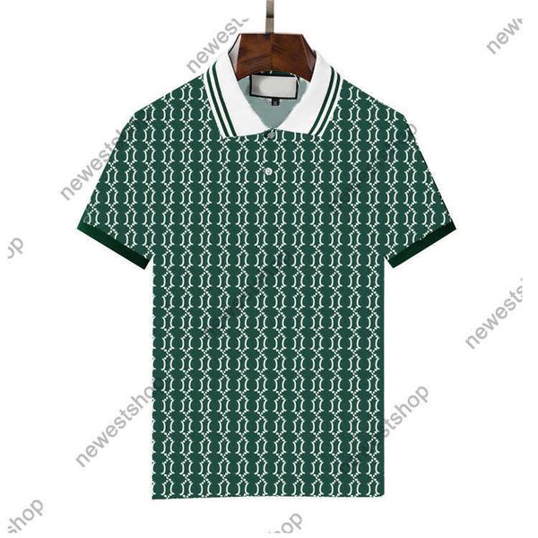 

2022 mens designer polo shirts luxury italy men clothes short sleeve fashion casual men's summer t shirt many colors blue available whi, White;black