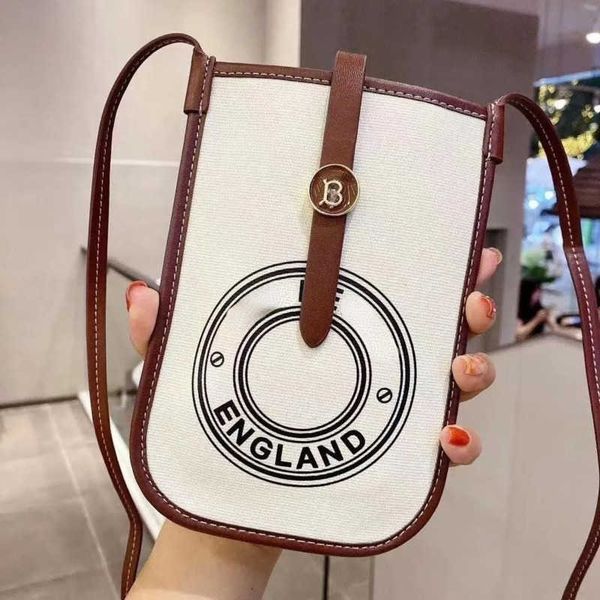 

men designer canvas bags burb mobile coin purse with leather letter card holder women shoulder crossbody bag wallet
