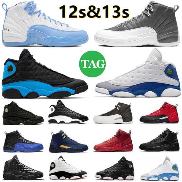 

13 12 men basketball shoes 13s french university brave blue obsidian del sol bred 12s stealth hyper royal taxi royalty playoffs utility mens