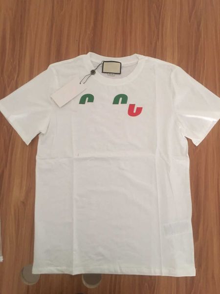 

19ss flash summer t shirt stylist men tee made in italy fashion short sleeved letters printed t-shirt women clothing s-2xl, White;black