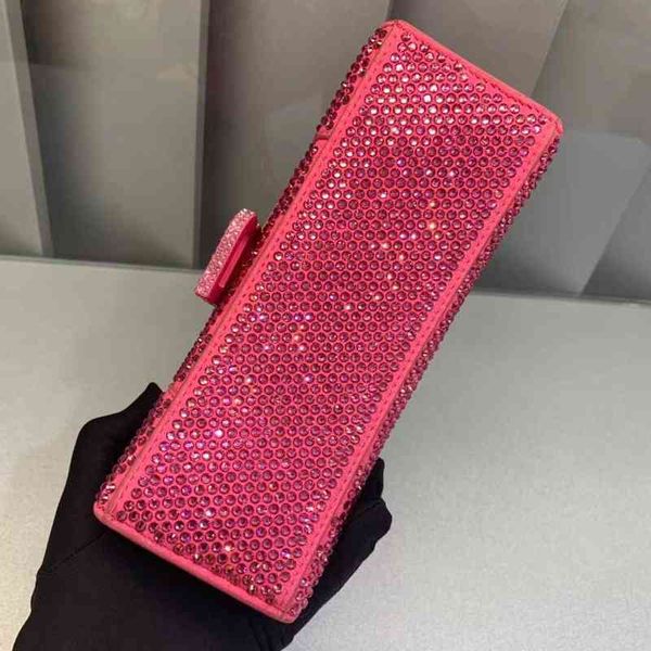 

2022hourglass xs handbag with rhinestones tote ladys rhinestone diamante party prom sparking handbags sparkly tote luxurious bag