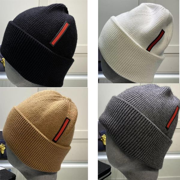 

men designers knitted cap fashion luxury bonnet beanie for women designer caps hats mens winter warm cashmere bucket hat casquette 21ss, Blue;gray