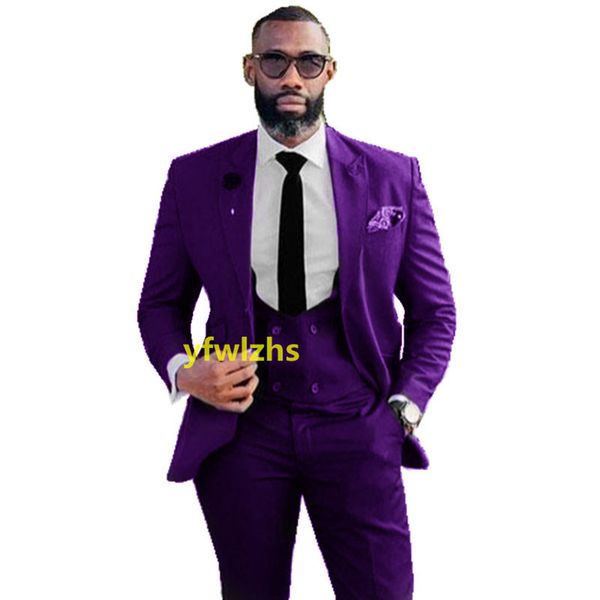 

custom-made groom tuxedos one button men suits peak lapel groomsmen wedding/prom/dinner man blazer jacket pants tie vest m176, Black;gray
